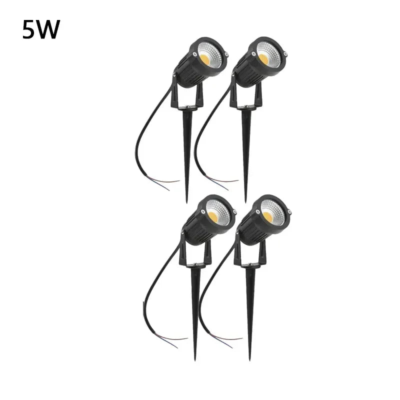 LED Waterproof Outdoor Garden Lawn Lights Spike Bulb 5W/10W/15W Tuinverlichting 220V 110V 12V - Adjustable Solar Powered Garden
