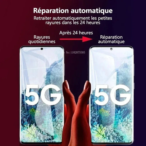 4Pcs HD Full Cover Hydrogel Film for Samsung Galaxy S23/S24/S25 Ultra S24FE Screen Protection Film S20Plus S22/S21Ultra No-Glass - Tidesmit