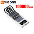Tidesmit 200000mAh Solar Power Bank - Fast Charging Portable Charger White 100000mAh Tidesmit