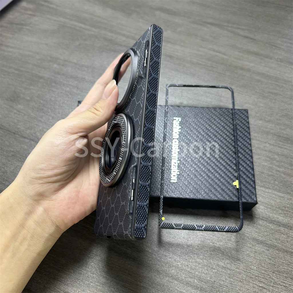 Honor Magic V3 Carbon Fiber Case | Slim Shock-Absorbing Magnetic Cover Tidesmit