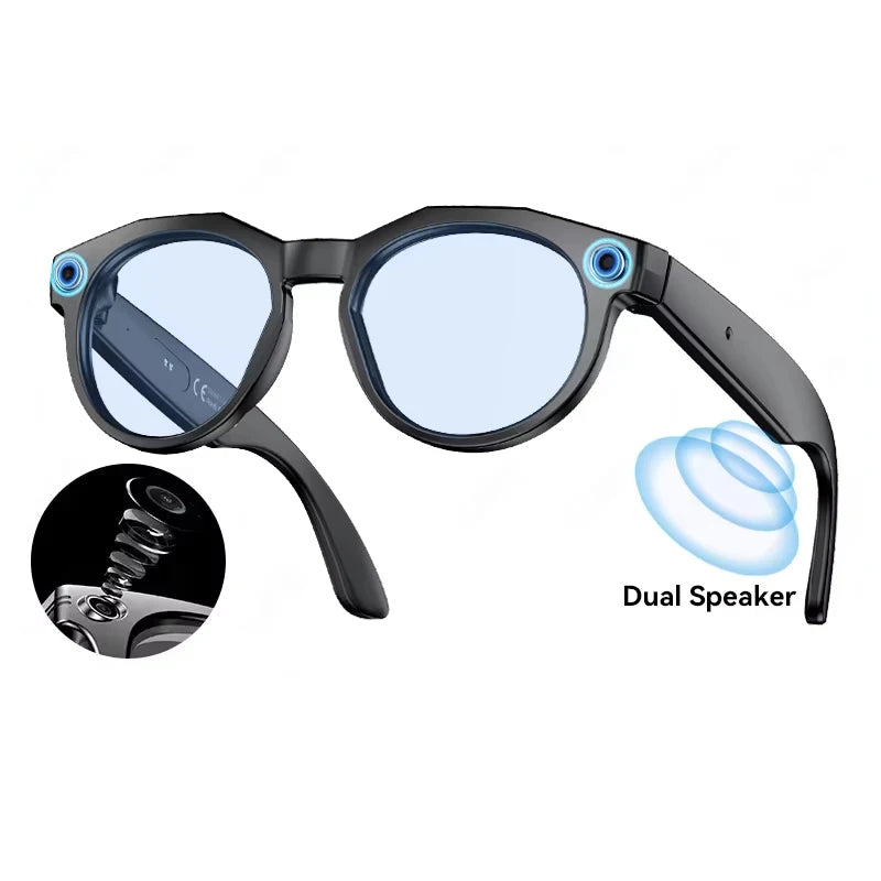 Tidesmit AI Smart Glasses: 8K Camera & Bluetooth Audio VR Headset Anti blue light Tidesmit