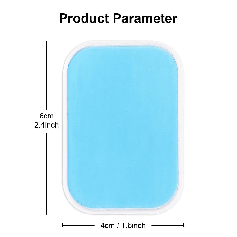 EMS Neck Massager Replacement Gel Pads - Conductive Adhesive Set Body Shaping Massage Equipment Tidesmit