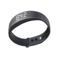 Blue Silica Gel LED Display USB 2.0 Multifunction Smart Wristband Sleep Monitor Pedometer Thermometer Vibration Alarm Fitness