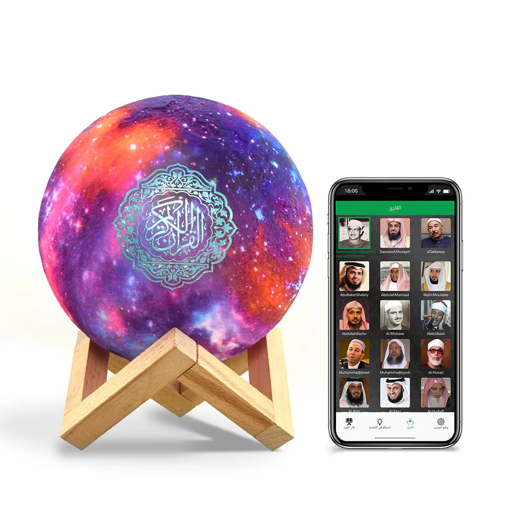 Bright Lamp Quran Islam Arab Muslim Koran Azan Wireless Bluetooth Speaker Portable Night Light Holy Ramadan Islamic Arabic Mp3