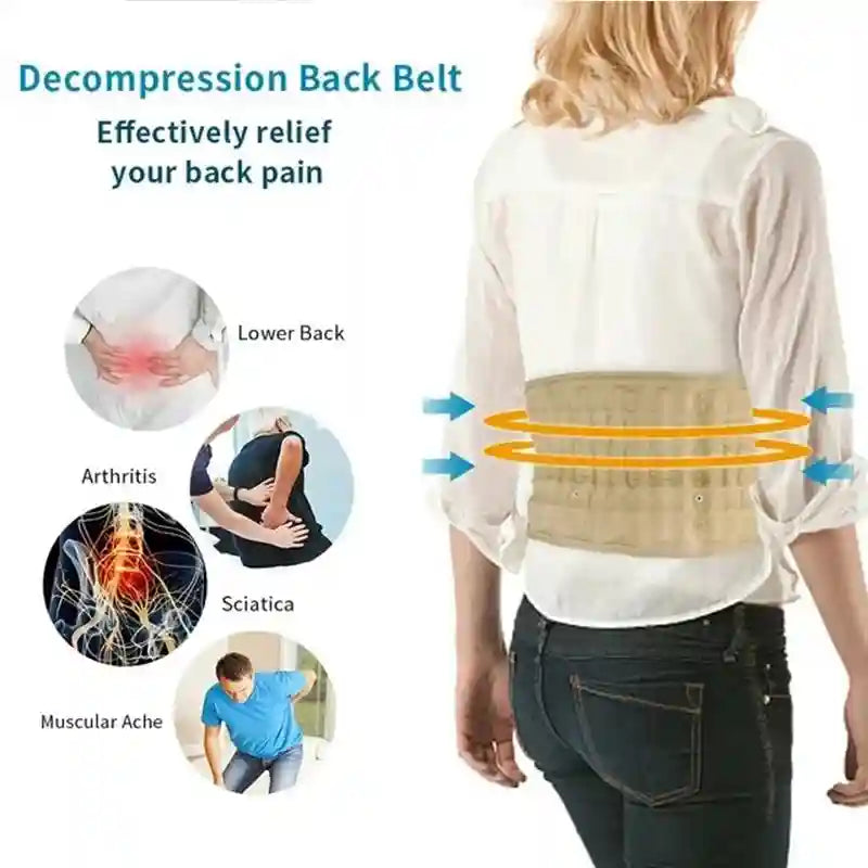 Lumbar Decompression Belt – Adjustable Air Traction Support CR-801A Relaxation Treatment Tidesmit