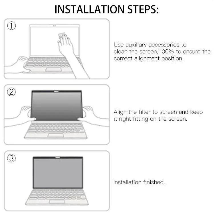 Magnetic Privacy Screen Protector for MacBook | Anti-Glare & Anti-Scratch Tidesmit