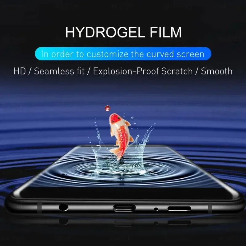 Motorola Edge 60 Fusion Hydrogel Screen Protector 5-Pack - Case Friendly Tidesmit