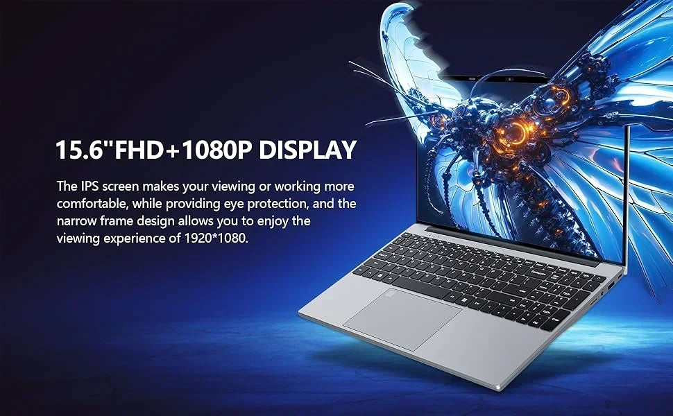 Brilliant Radiant Original 15.6 Inch Laptop Intel N3700 120Hz FHD IPS,32GB/2TB SSD 5000mAh Backlit Keys