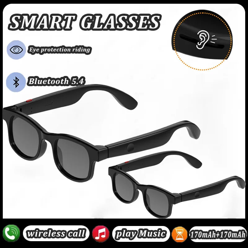 Smart Glasses Bluetooth Audio - IP68 Waterproof VR Immersive Tech 2Bk Tidesmit