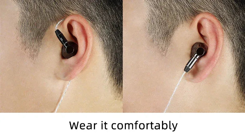 HiFi Wired Earbuds 15.4mm Flat-Head with Mic - Tidesmit EP09 Tidesmit