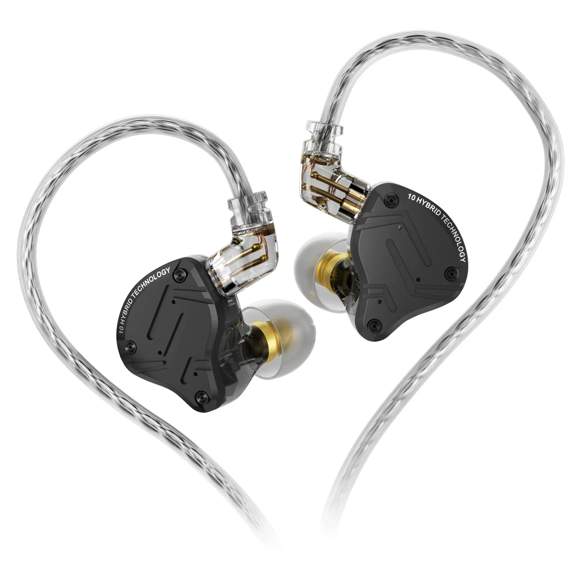 KZ ZS10 Pro X In-Ear Monitors 5-Driver HiFi Earphones by Tidesmit ZS10 Pro X NO MIC China Mainland Tidesmit