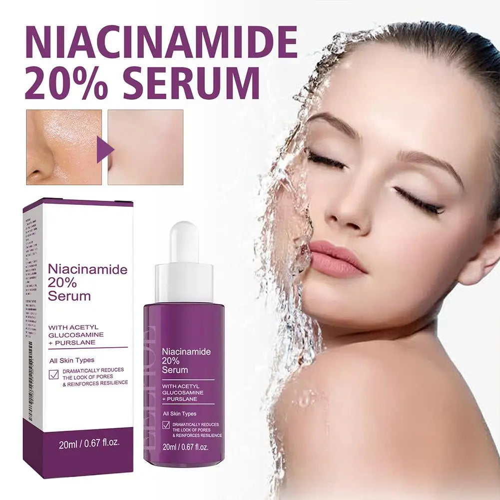 Niacinamide Serum 20% High Concentration Formula Serum Brightens Lightens Spots Niacinamide Care Serum Lifts Nasal Lines