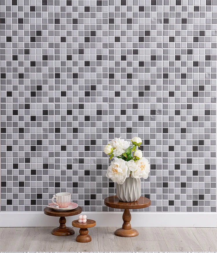 10/20Pcs Peel and Stick Tile Backsplash Thicker Design Marble Tiles 12"X12" Stick on Backsplash Self Adhesive Tiles for Any Room