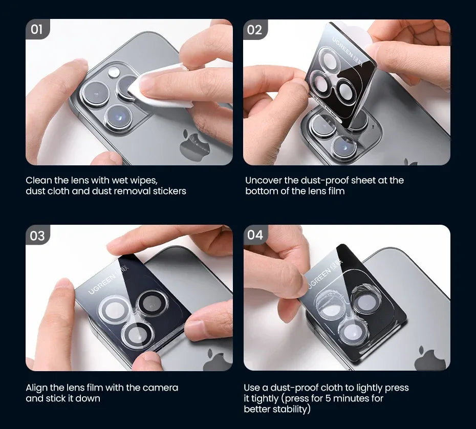 iPhone Camera Lens Protector - 9H Tempered Glass for Maximum Safety Tidesmit