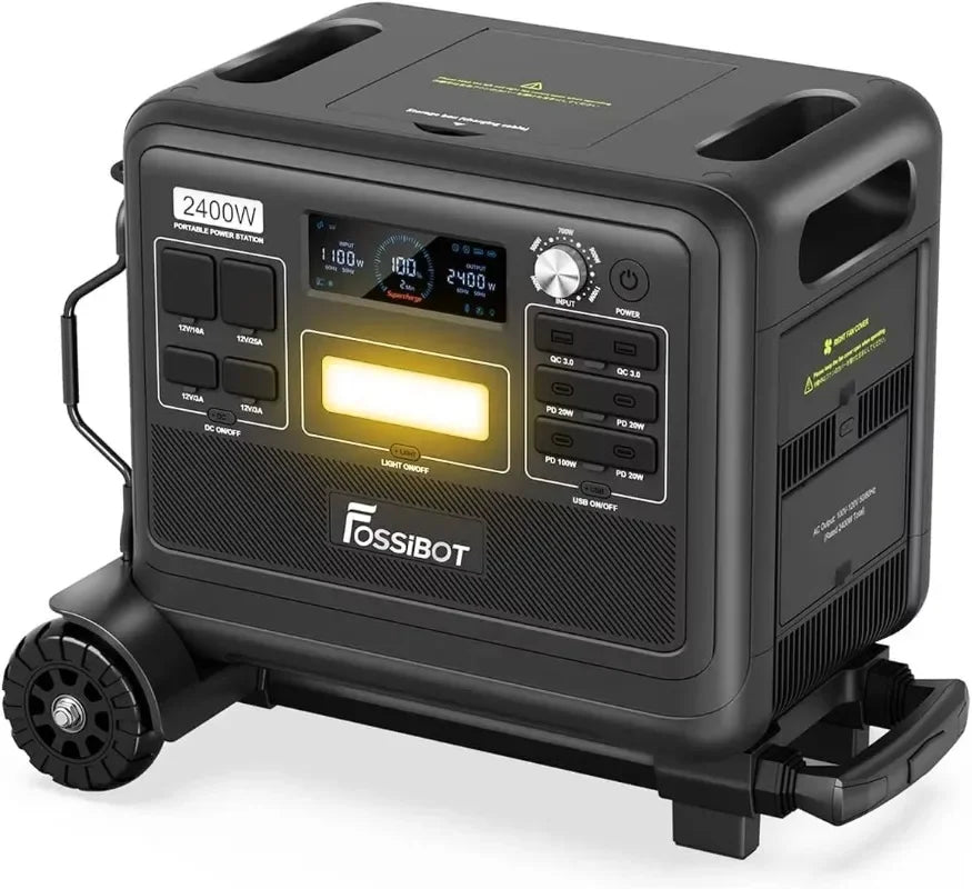 【BestSelling】 F2400 Portable Power Generator 2400W Solar with App Control 230V EU for Outdoor Fishing Camping Portable P