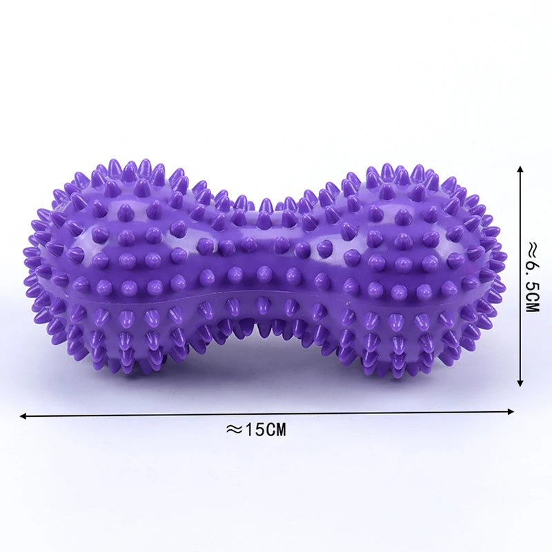 Foot Massage Roller and Spiky Ball Set for Deep Tissue Muscle Relief Body Shaping Massage Equipment Tidesmit
