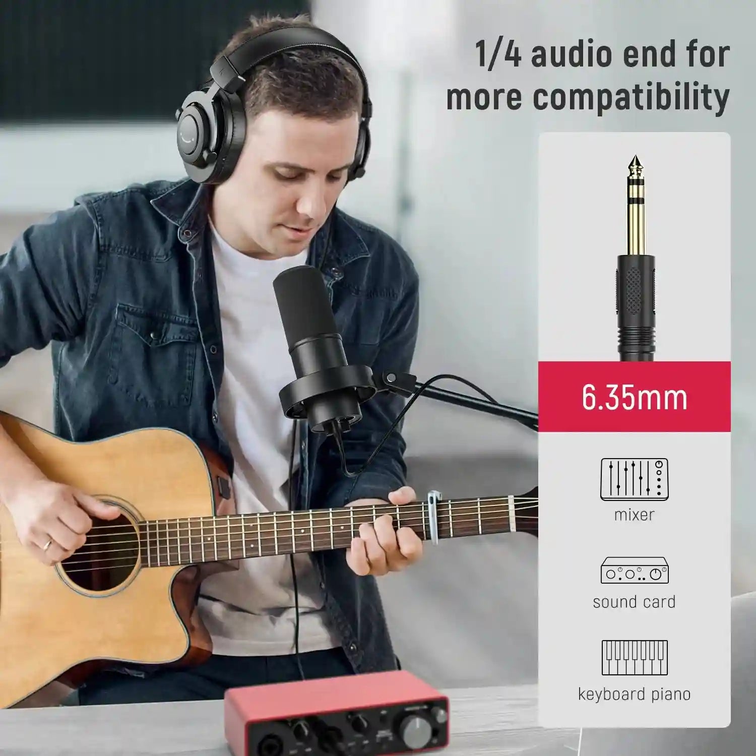 Wired Over-Ear Headphones with Memory Foam - PC, PS4 & PS5 Compatible Tidesmit