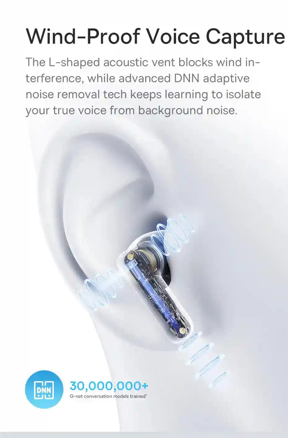 Wireless Earbuds with Active Noise Cancellation & Hi-Res Audio - Tidesmit Tidesmit