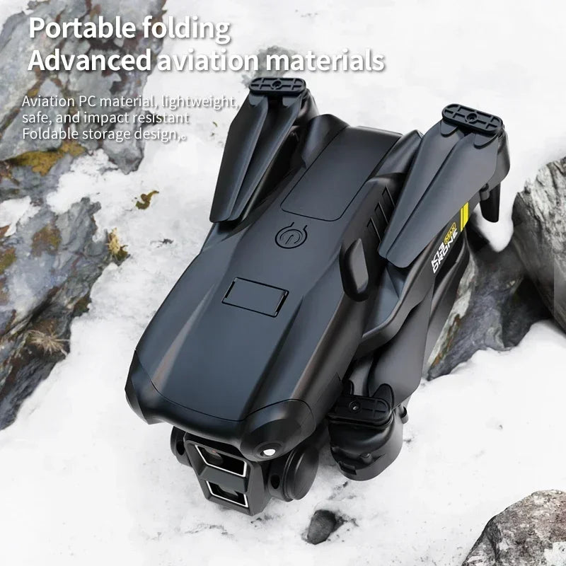 4K GPS Drone with Triple Camera - Foldable FPV Quadcopter Tidesmit