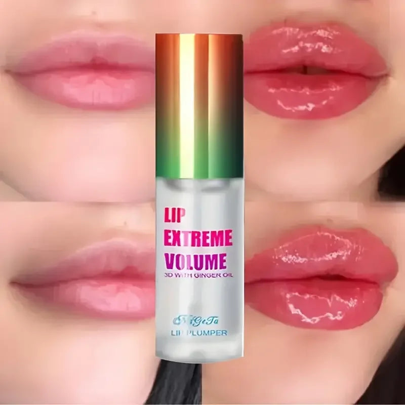 Ginger And Mint Lip Plumper Oil - Hydrating Volumizing Serum for Full Lips Lip Care Tidesmit