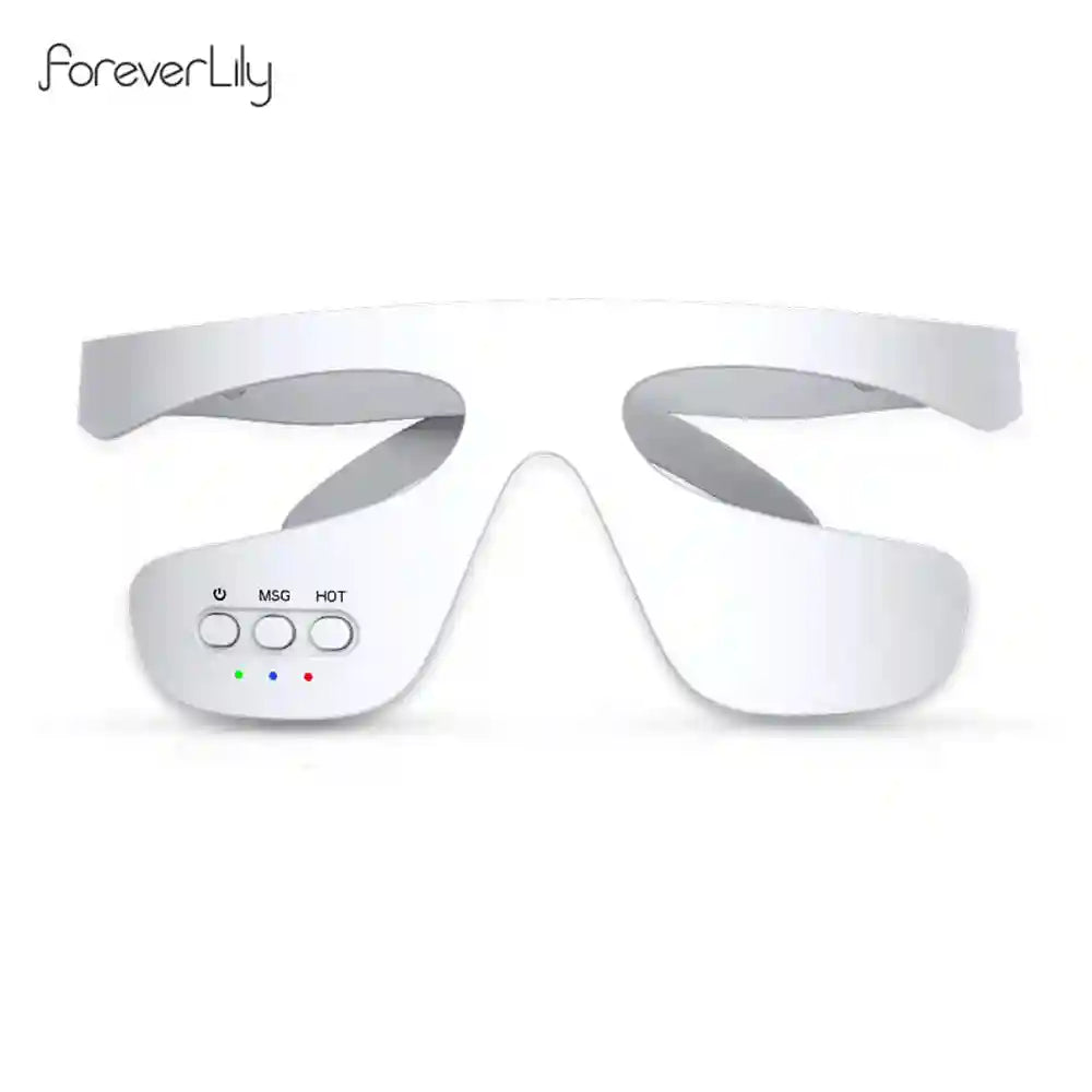 Electric Eye Massager with Red Light Therapy - White | Tidesmit Eye Massage Instrument Tidesmit