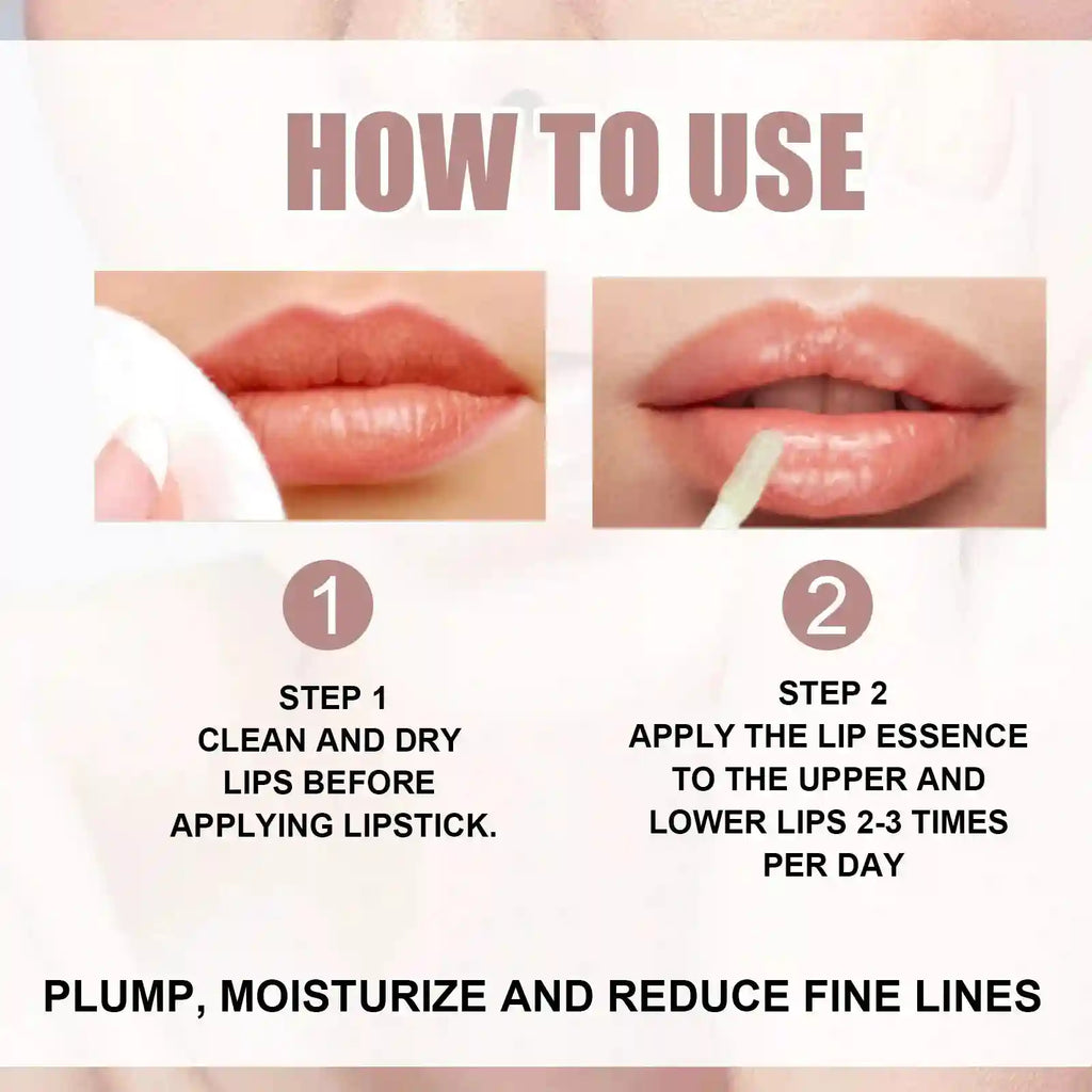 Lip Plumper Serum Instant Volume Hydrating Gloss - 8ml Cruelty-Free Lip Care Tidesmit