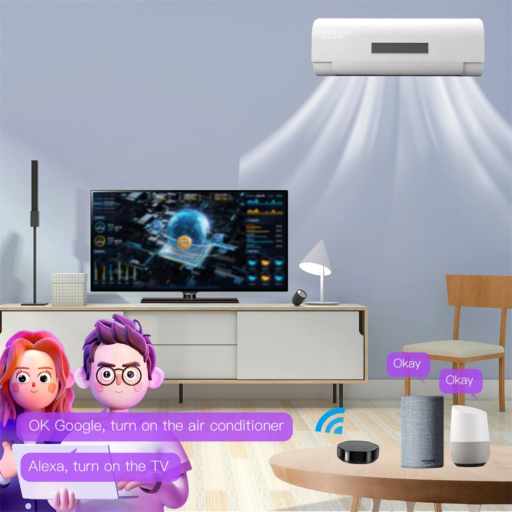Smart ZigBee Gateway Hub IR Remote 2-in-1 for Alexa & Google Home Tidesmit