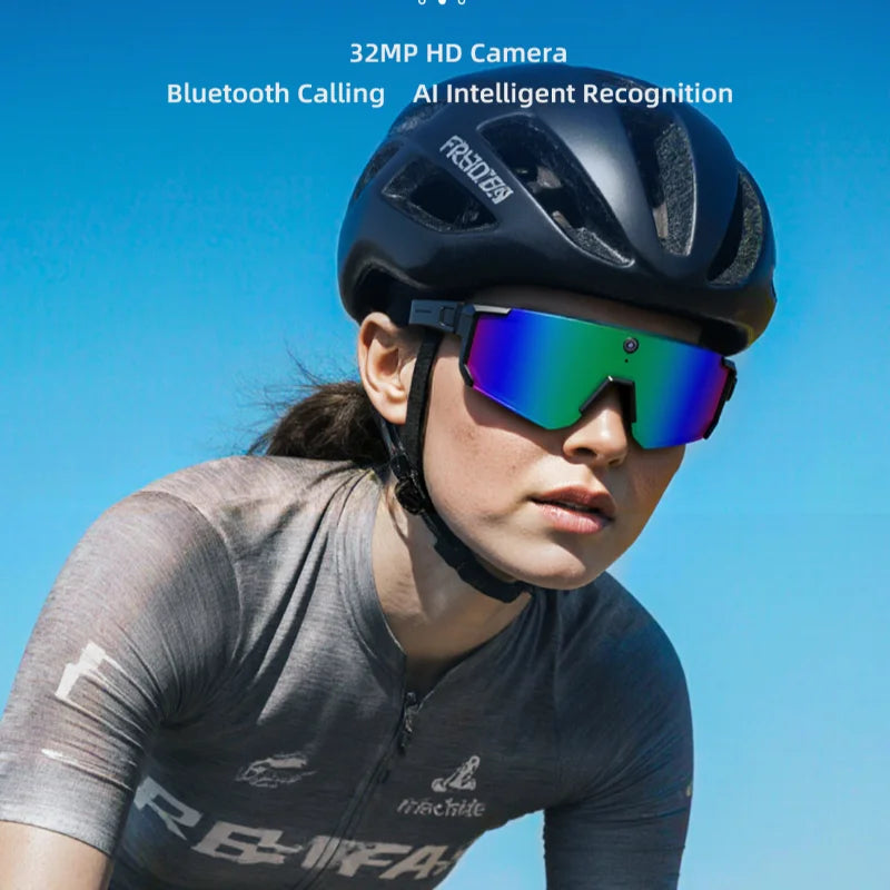 4K Camera Bluetooth Polarized Smart Glasses - UV400 Cycling Series Tidesmit