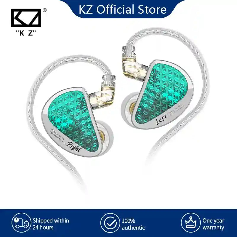 KZ AS16 Pro In-Ear Monitors | 16BA Balanced Armature Studio Audio Tidesmit