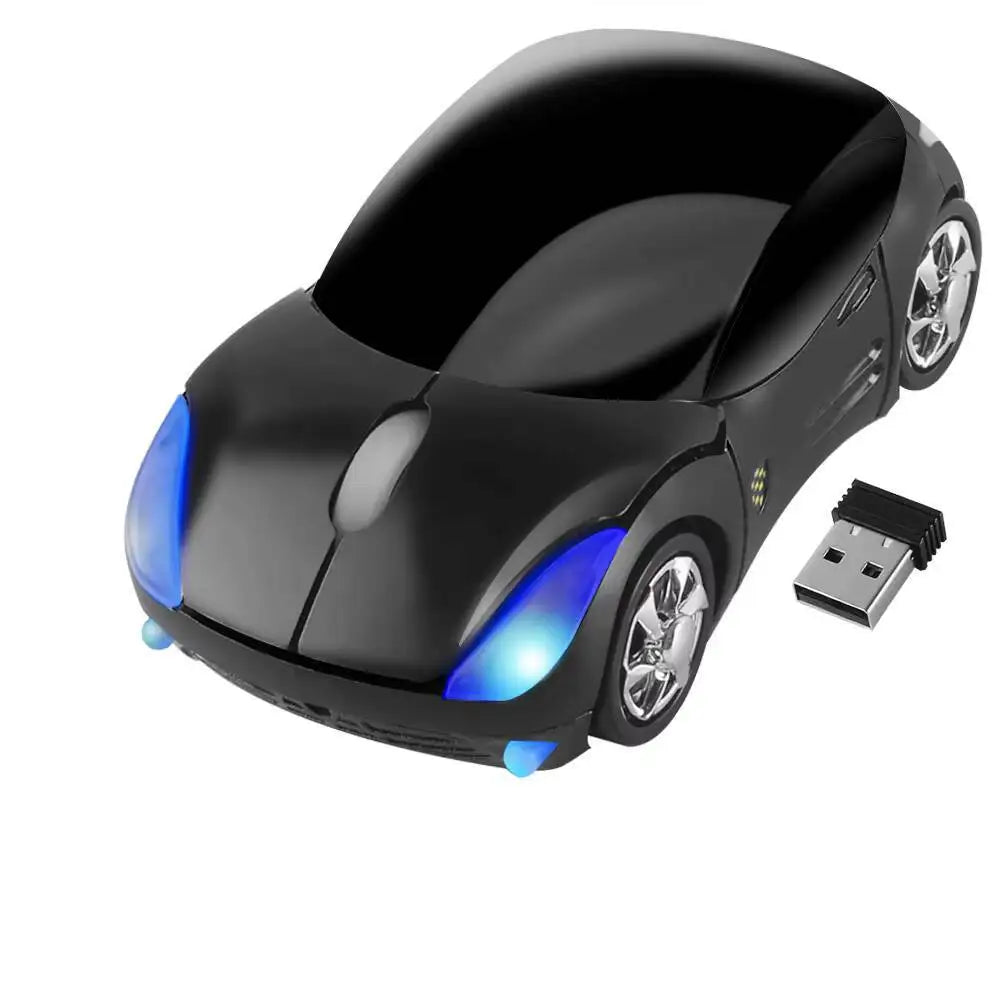 Portable Multiple Vehicle-Shaped Wireless Mouse Ergonomcis Mute Keys Optical Mause For Desktop Notebook Accessories Kids Gifts