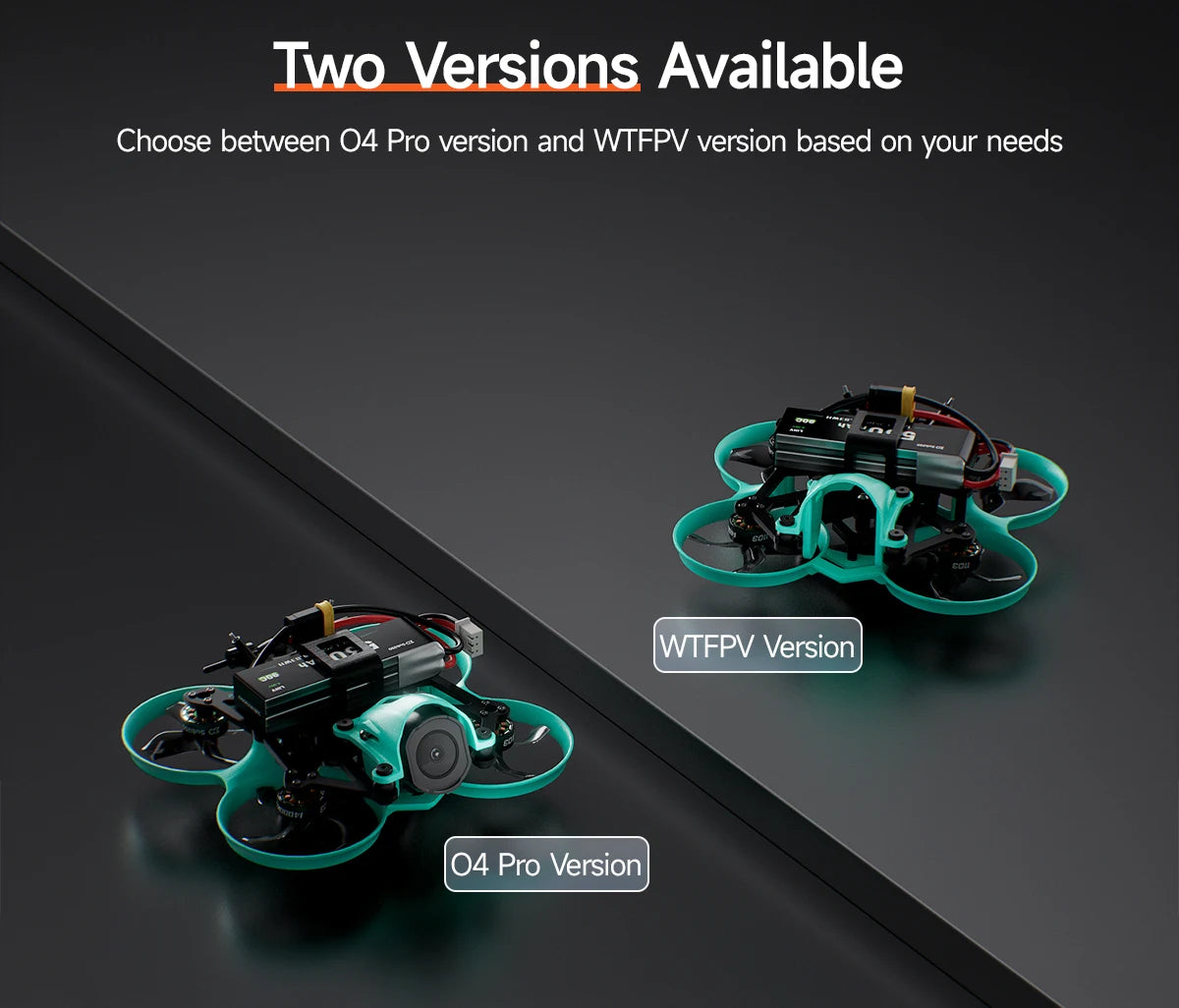 1.6 Inch FPV Freestyle Drone - ELRS 2.4G High Performance Quadcopter Tidesmit
