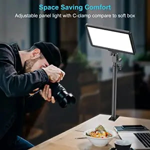 LED Video Light Panel | Adjustable Studio Fill Lamp for Creators Tidesmit