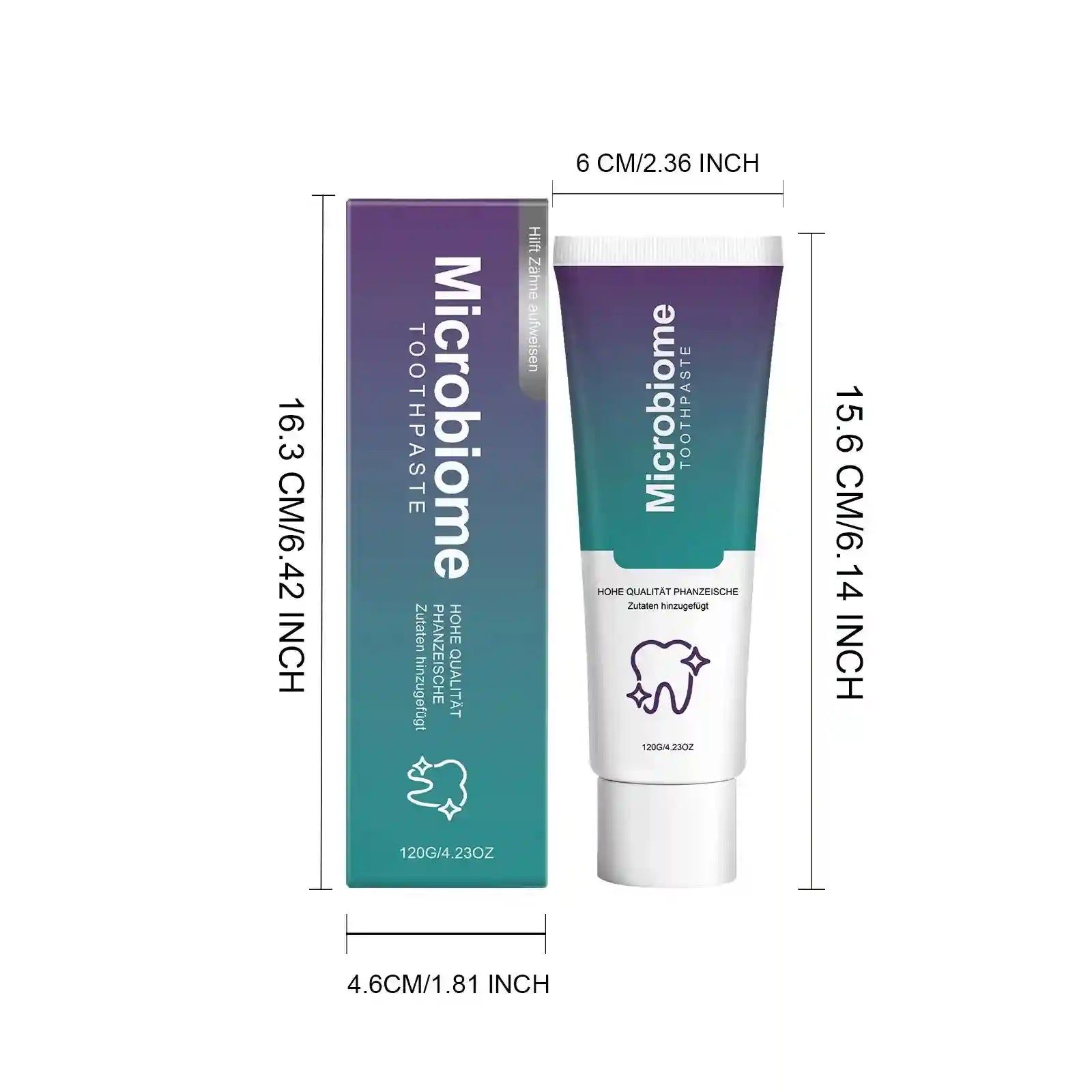 Tidesmit mint whitening toothpaste for stain removal, plaque control, and fresh breath dental care.