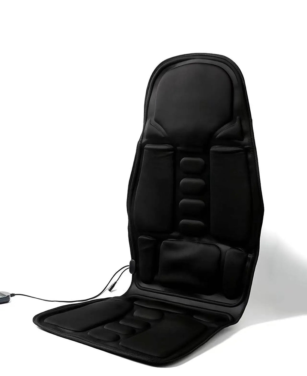 Portable Car Massage Cushion - Heated Deep Tissue Seat Pad Black Massage Cushion Tidesmit