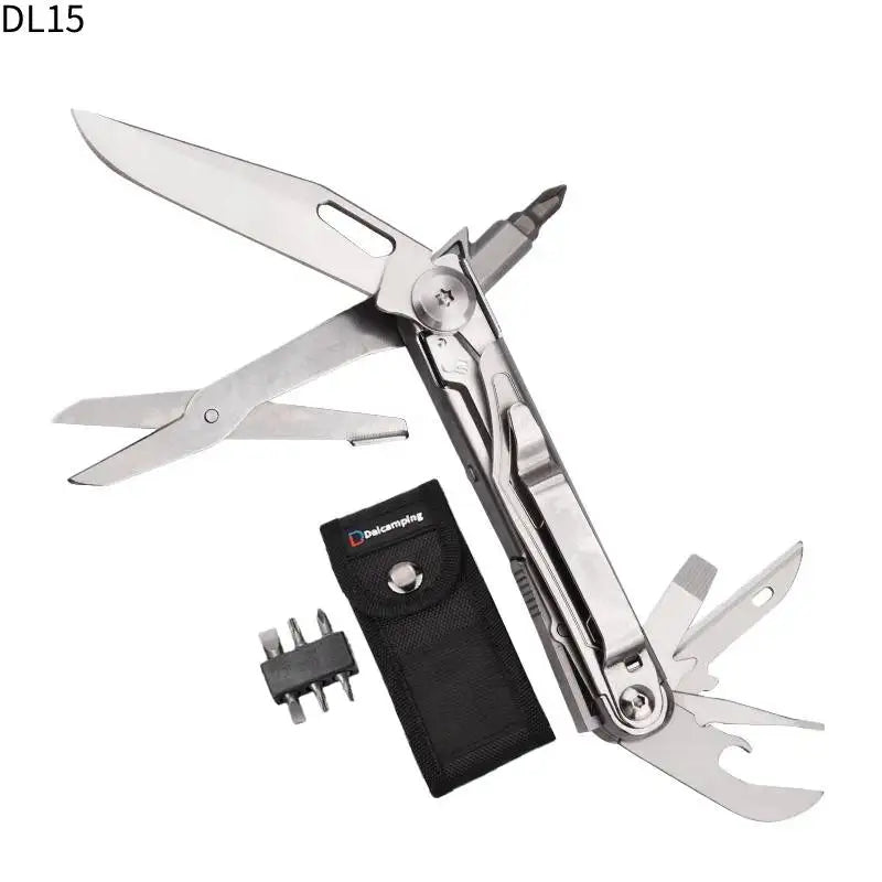 Daicamping  DL1 DL10 Clip Multifunctional DEC Clamp Folding Knife Tools Multitools Cable Camping Gear Multi Pliers Multi-tool
