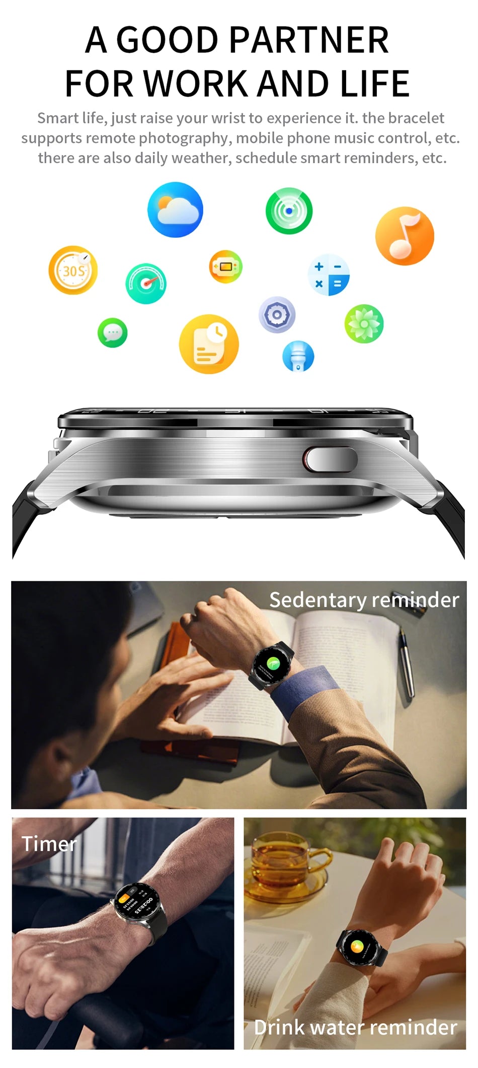 LIGE New 2-in-1 Smart Watch with TWS Bluetooth Earphones Heart Rate Blood Oxygen Monitor New Sport Fitness BT Call Music Watches
