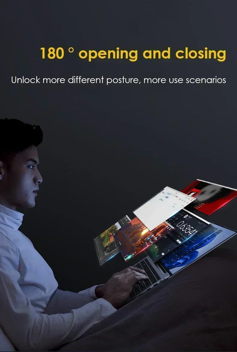 2026 NEW 14.1 Inch Ultra Slim Laptop Intel Core i9 9900 32GB RAM 2TB SSD Windows 11 Gaming Gamer Office Notebook 1920x1080 Pro