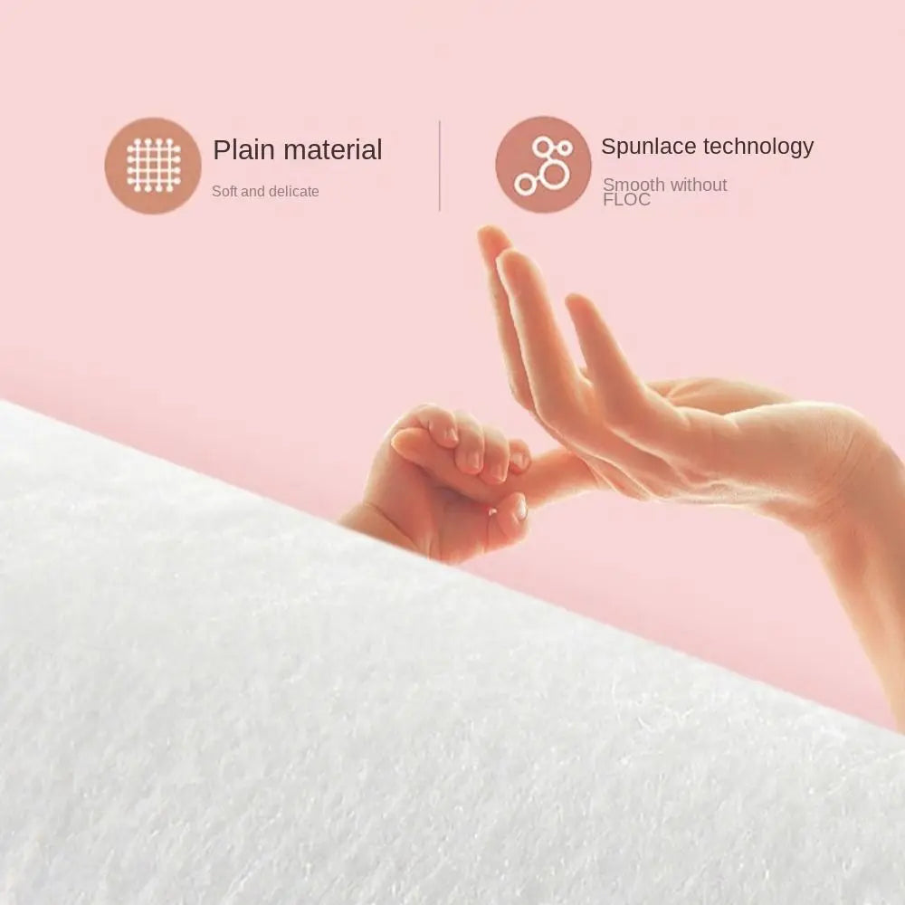 10Pcs/Pack New Spunlace Nonwoven Fabric Baby Wipes Portable EDI Pure Water Water Tissue Disposable Extractable Wet Wipes