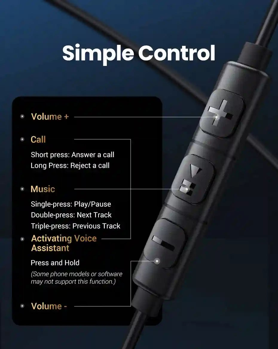 USB C Wired Earbuds with Microphone - HiFi Stereo In-Ear Headphones Tidesmit