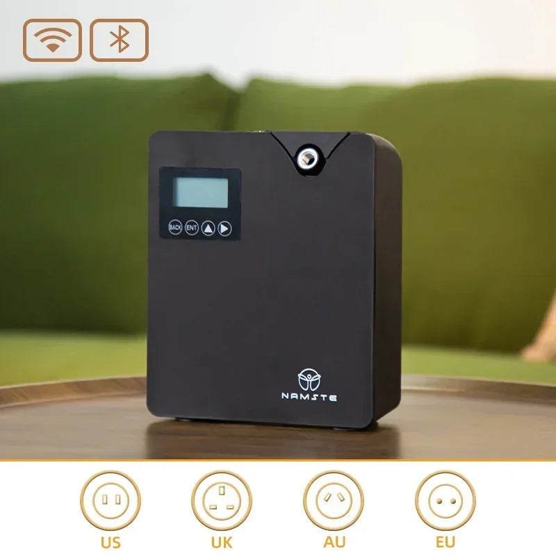 Aroma Diffuser Home Perfume Scent Machine Fragrance Air Freshener Essential Oil Waterless Flavoring Timer WIFI Bluetooth Control