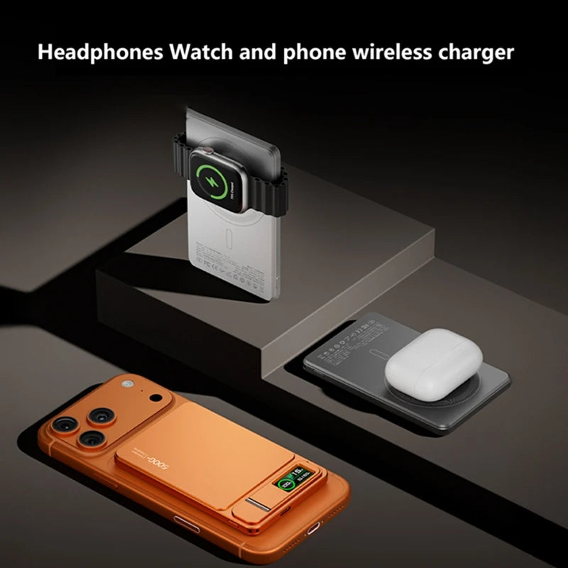 Magnetic Wireless Power Bank 10000mAh with 20W PD Fast Charging Tidesmit
