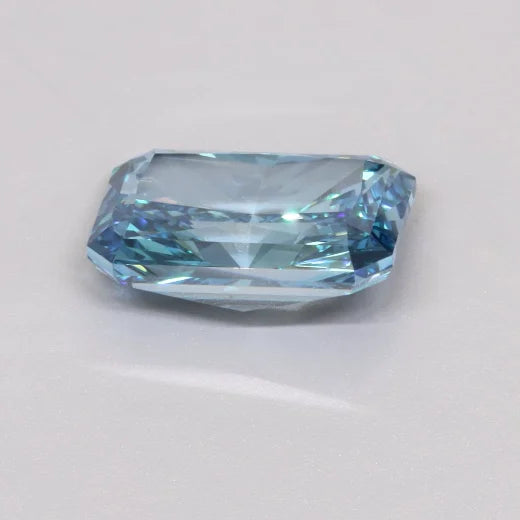 Rare Fancy 1.00ct Vivid Blue Lab Grown Diamond Radiant Cut Loose Stone IGI Certified Luxury Engagement Ring Center Stone