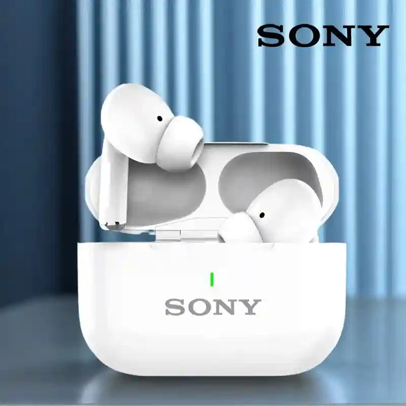 Sony A7 Wireless Headphones - White Over-Ear Bluetooth Earbuds Tidesmit