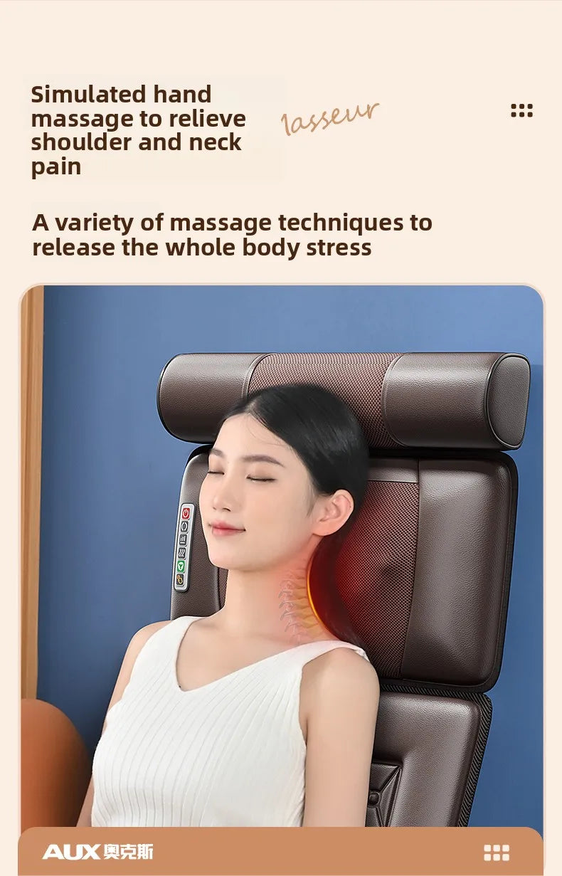 Full Body Electric Massage Mat with Heat Therapy - Tidesmit Back Massage Instrument Tidesmit