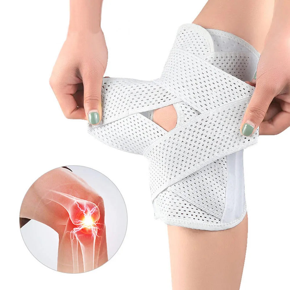 1PC Compression Knee Brace Support, Knee Wrap with Side Stabilizers for Knee Pain, Running, Meniscus Tear, ACL, Arthritis Relief