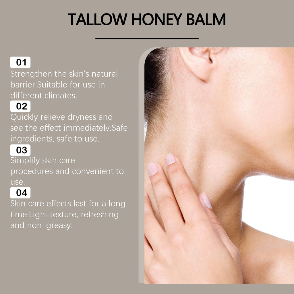 WoodSleep 100g Tallow Honey Moisturizer Gentle Moisturizing Moisturizing Dry Skin Moisturizing Refreshing Skin Cream