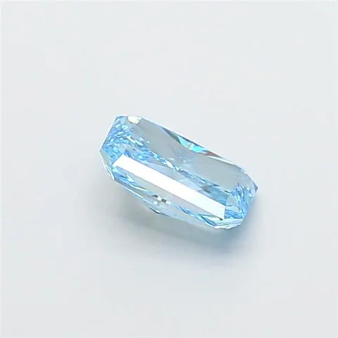 Radiant Cut 1.00ct Fancy Light Blue Lab Grown Diamond IGI Certified Loose Diamond Luxury Engagement Ring