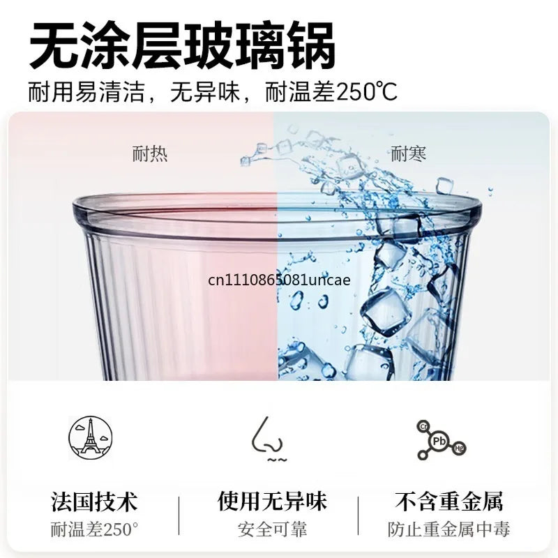 For 17L Visible Glass Air Fryer Large Capacity Multifunctional Household Chips Baking Cooking Machine