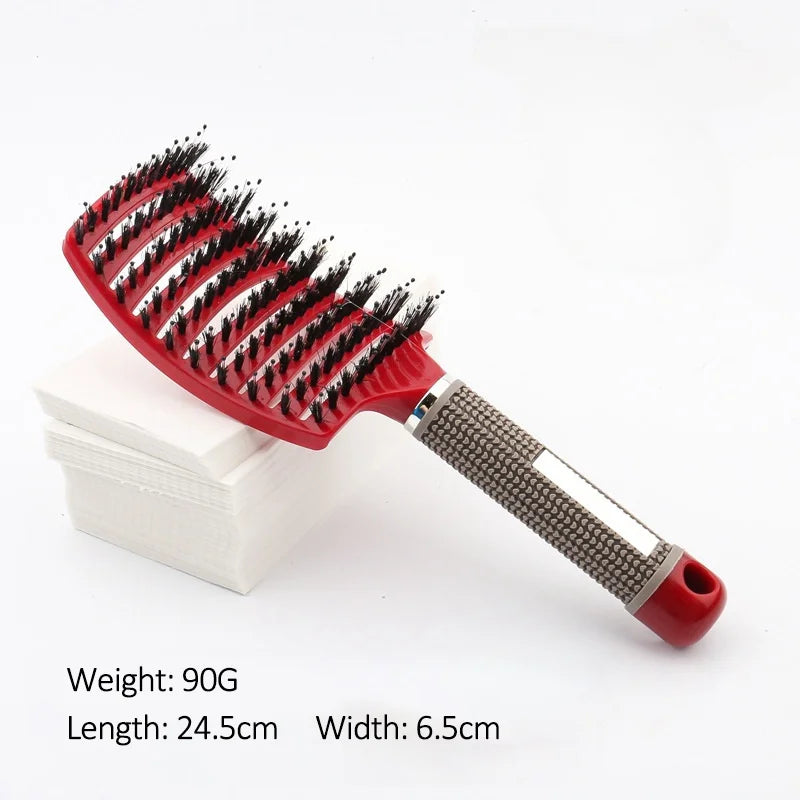 Massage Hair Comb for Scalp Care & Detangling - Tidesmit Gold Edition Massage Chairs red Tidesmit