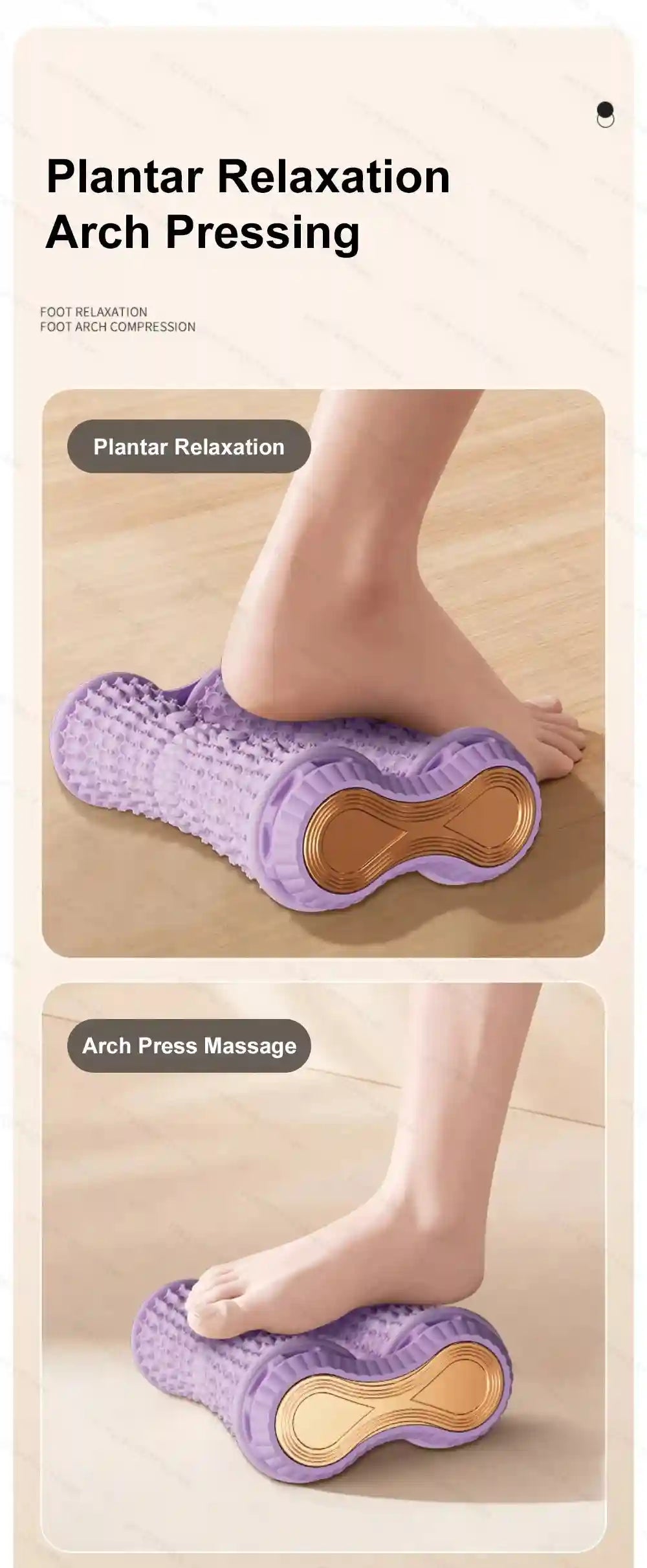 Massage Ball Foot Roller for Plantar Fasciitis – Deep Tissue Set Massage Roller Tidesmit